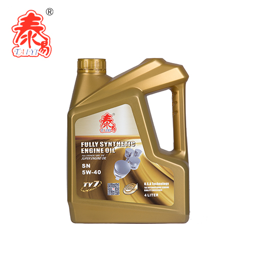 泰易TY7 SN 5W-40合成汽油发动机油4L