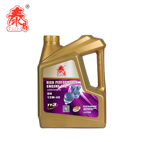 泰易TY3 SN 15W-40合成汽油发动机油4L